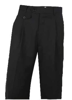 Apollo King Men's Semi Wide Leg Pants - 100% Wool Pants