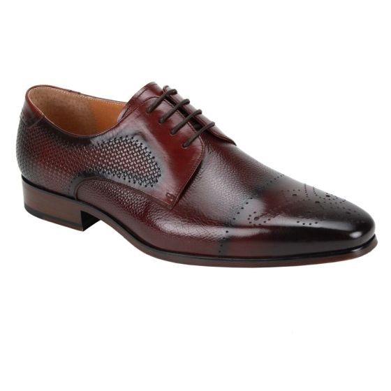 Giorgio Venturi Men's Leather Dress Shoe - Mutli-Textured
