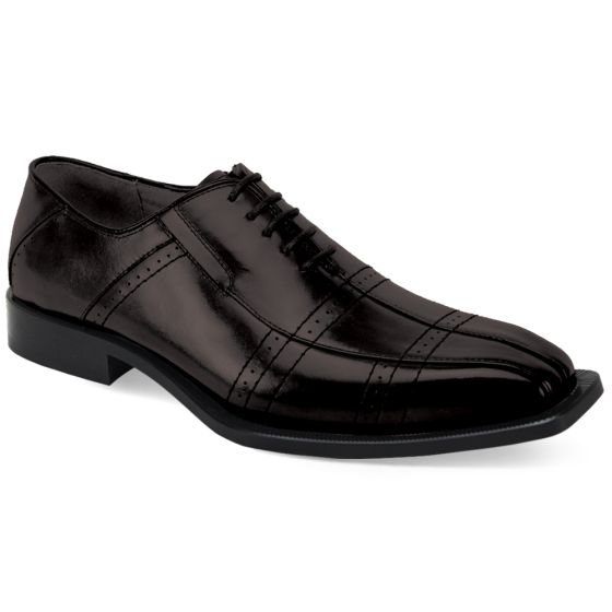 Giovanni Men's Leather Dress Shoe - Fashion Stitching