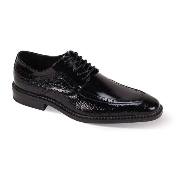 Giovanni Men's Leather Dress Shoe - Moc Toe