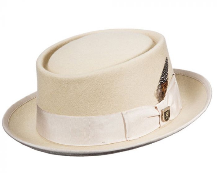 Statement Men's Wool Hat - Pork Pie