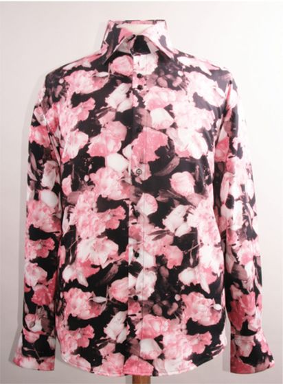 Daniel Ellissa Men's Outlet Fashion Dress Shirt - Bright Floral