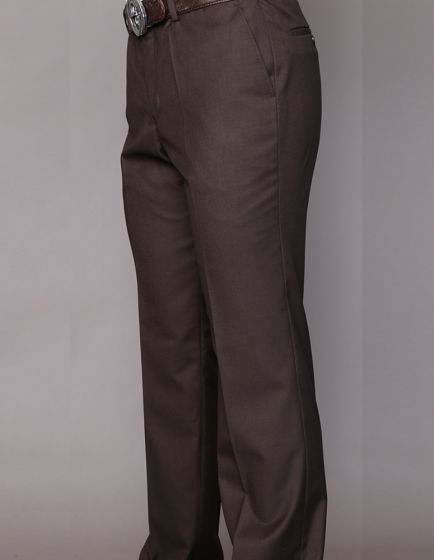 Statement Men's Dress Pants - Flat Front Slacks