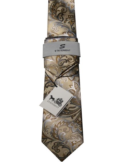 Statement Classic Tie Set- Floral Pattern