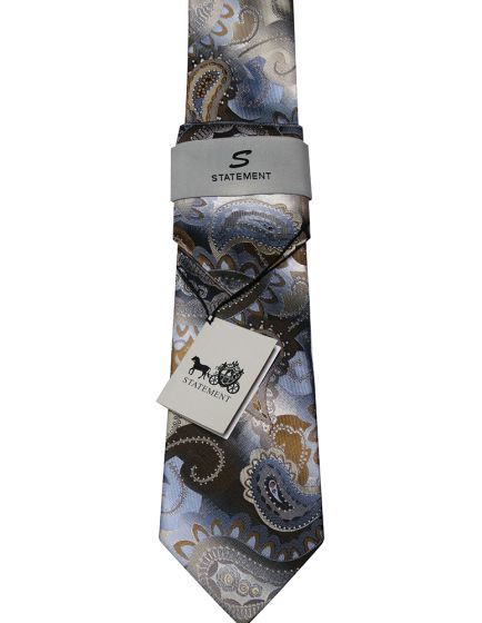 Statement Classic Tie Set- Bold Jacquard