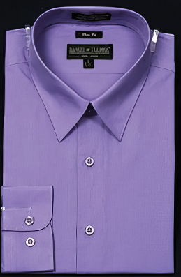 Daniel Ellissa Men's Basic Solid Dress Shirt - Slim Fit