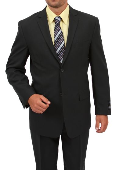 Tazio Men's 2 Piece Tailored Fit Outlet Suit - Side Vents