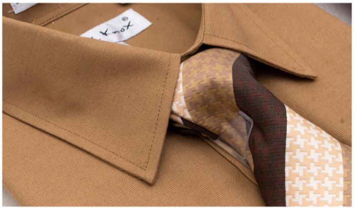 Karl Knox Men's French Cuff Shirt Set - Smooth Triple Stripe