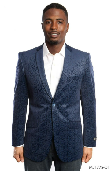 CCO Men's Outlet Classic Fashion Sport Coat - Crackle Pattern