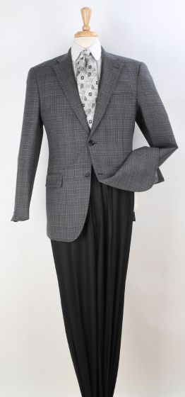 Apollo King Men's Outlet 100% Wool Sport Coat - Single Breasted