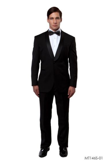 Bryan Michaels Men's 2pc Slim Fit Tuxedo - Classic Style