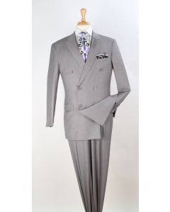 Apollo King Men's 2pc Double Breasted Suit - Pleated Pants