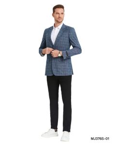 CCO Men's Outlet Classic Fashion Sport Coat - Textured Windowpane