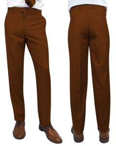 Statement Men's Modern Fit Pants - Flat Front Slacks