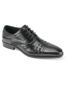 CCO Men's Leather High Fashion Dress Shoe - Fabric Weave