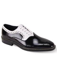 Giovanni Men's Leather Dress Shoe - Accent Color Panel