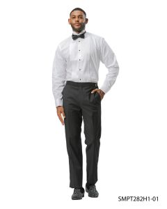 Stacy Adams Men's Hybrid Fit Tuxedo Pants - Side Satin Strip