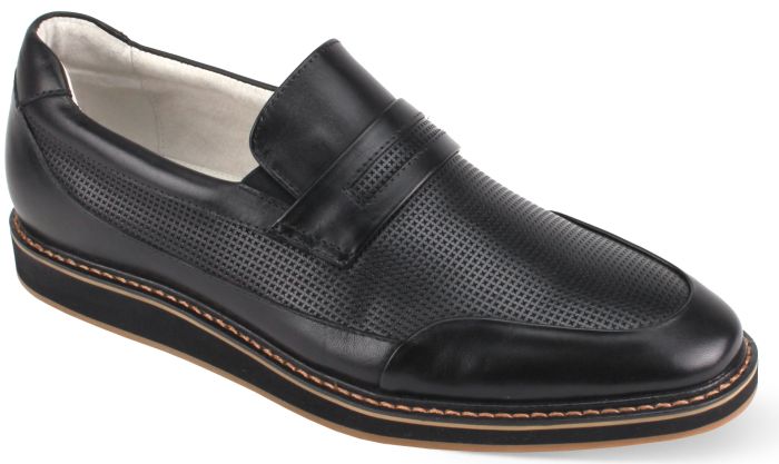 Giovanni Men's Leather Slip On Shoe - Two Tone