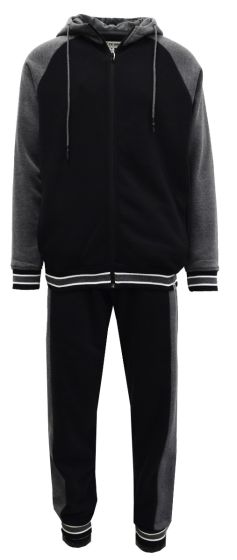 Stacy Adams Men's 2 Piece Athletic Walking Suit - Two Tone