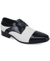 CCO Men's Leather Dress Shoe - Chain Link Texture