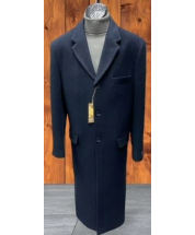 CCO Brady Men's Outlet Cashmere Blend Full Length Top Coat