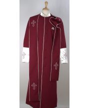 Tony Blake Men's Church Robe with Stole - Pastor Church Robe