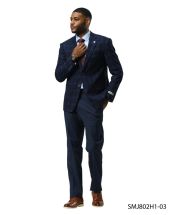Stacy Adams Men's Hybrid Fit Sport Coat - Glen Plaid Pattern