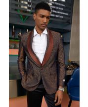 Stacy Adams Men's Hybrid Fit Sport Coat - Textured Paisley