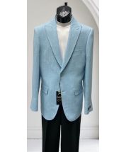 Zacchi Men's Fashion Sport Coat - Hopsack Blazer