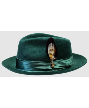 Bruno Capelo Men's 100% Australian Wool Fedora Hat - Fur Felt