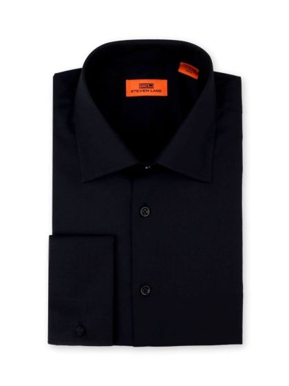 Steven Land 100% Cotton Dress Shirt - Classic Fit